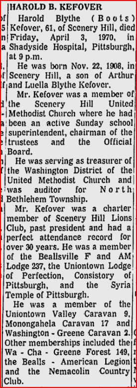 Harold B. Kefover